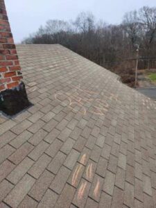 Roof storm damage repair in CT